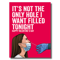 Not The Only Hole Filled Card